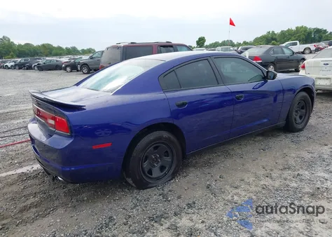 2014 Dodge Charger Police из США, поврежденный, VIN 2C3CDXAT8EH245980